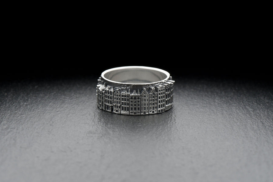 amsterdam ring	cityscape ring	amsterdam cityscape	traveler ring	Custom City Ring	city ring	abroad gift	study abroad gift	wedding gift	statement ring	anxiety ring	skyline ring	ring with city (etsy image id: 7309937379)