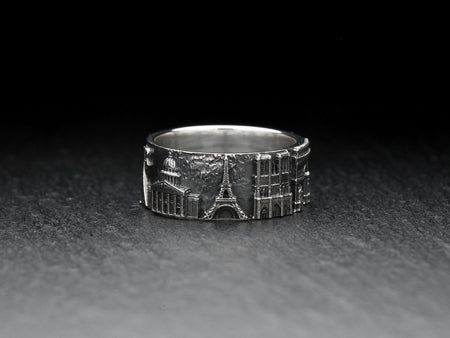 Capture the beauty of Paris with this stunning cityscape ring. Perfect as a gift for yourself, a loved one, or even as a souvenir from your travels. Crafted from high-quality materials with attention to detail - this Paris ring is guaranteed (etsy image id: 7309942113)