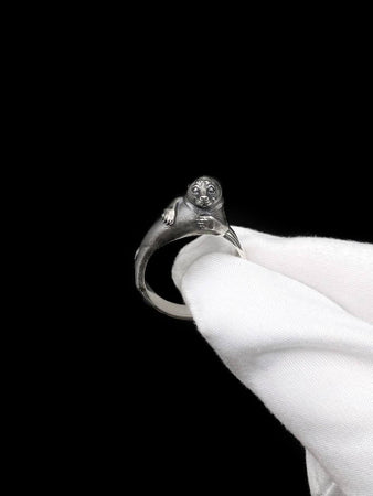 Sterling Silver Seal Ring: Handmade Sea Animal Jewelry (etsy image id: 7311241873)