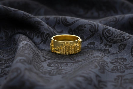 Sterling Silver Milan Cityscape Ring: Handmade Italian Souvenir (etsy image id: 7314432366)