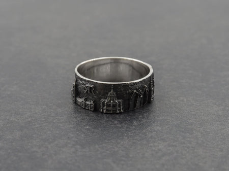 Ottawa ring	Canada ring	Ottawa skyline	Cityscape	canada	fare from home	artery	canada souvenir	shekhtwoman	skyline ring	canada cityscape	cityscape ring	travel gift (etsy image id: 7315617650)