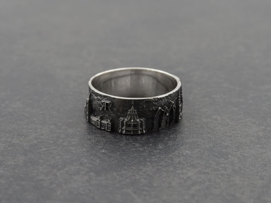 Ottawa ring	Canada ring	Ottawa skyline	Cityscape	canada	fare from home	artery	canada souvenir	shekhtwoman	skyline ring	canada cityscape	cityscape ring	travel gift (etsy image id: 7315617650)