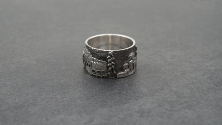 women jewelry	Georgia-Ring	bague géorgie	Georgia souvenir	Georgia skyline	Tbilisi ring	Tbilisi skyline (etsy image id: 7321948533)