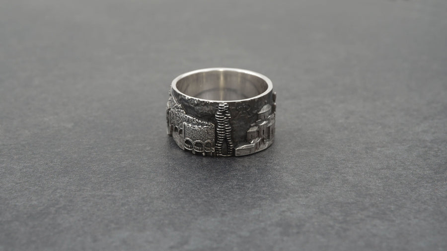 women jewelry	Georgia-Ring	bague géorgie	Georgia souvenir	Georgia skyline	Tbilisi ring	Tbilisi skyline (etsy image id: 7321948533)