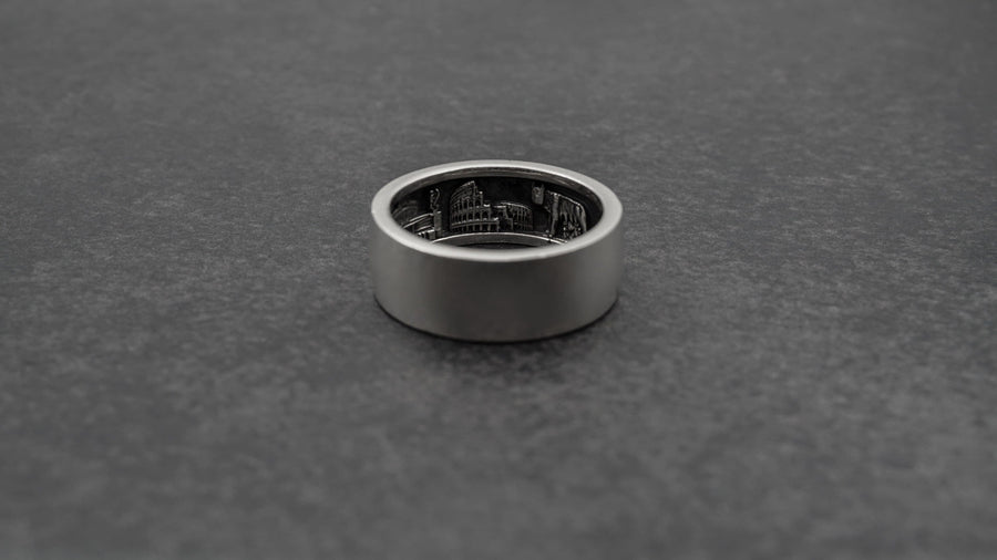 This beautiful Rome ring is the perfect souvenir or gift for any traveler! It celebrates all of Rome's iconic landmarks and symbols, making it an unforgettable keepsake that exudes timeless Italian sophistication. (etsy image id: 7321968379)