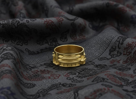 Sterling Silver Seoul Cityscape Ring: Travel Jewelry (etsy image id: 7336098222)