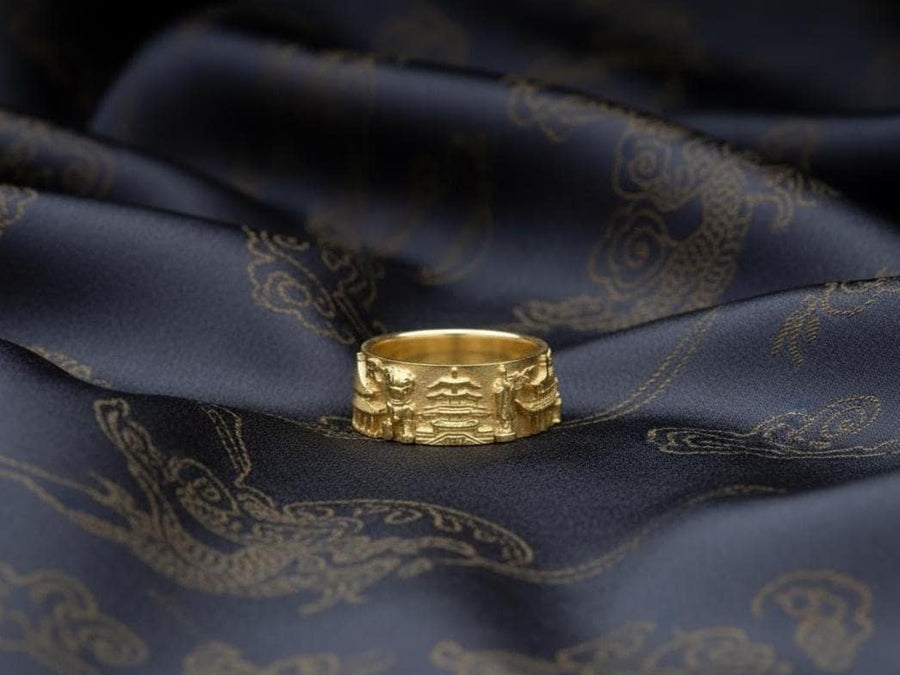 Asia ring	Chinese Jewelry	Asian Cityscape	beijing cityscape	China ring	city ring	Beijing skyline	arteryjewelry	cityscape ring	asian architecture	asian souvenir ring	traveler gift	Anime ring (etsy image id: 7384227939)