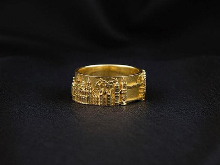 Sterling Silver London Skyline Ring: Handmade England Architecture Jewelry (etsy image id: 7336561184)