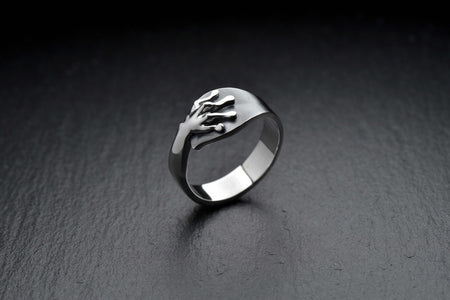 animal jewelry	animal ring	silver ring	frog lover	frog ring	Froschring	bague grenouille	frog totem ring	frog gift	frog jewelry	frog	silver frog ring	gift for her (etsy image id: 7348929144)