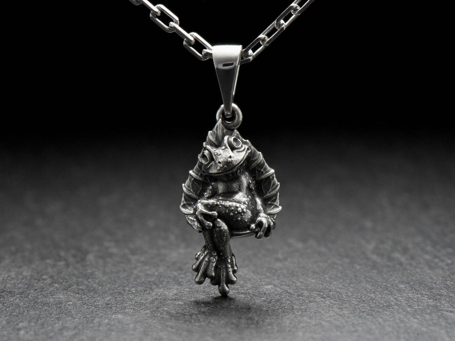 silver pendant	Sterling silver	Sloth jewelry	pendant	silver necklace	Pendant Frog	Frog necklace	jewelry frog	gift	jewelry