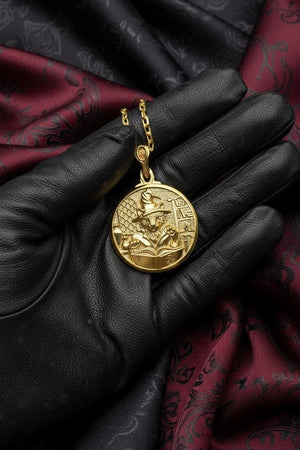 Sorcerer Cat Silver Pendant – Sterling Silver Wizard Cat Necklace | Mystic Occult Jewelry Gift for Him or Her (etsy image id: 7364603690)