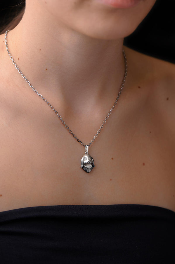 Add a touch of whimsy to your jewelry collection with our adorable Sterling Silver Bunny Pendant! Crafted with precision and attention to detail, this charming pendant features a delightful bunny motif that will capture the hearts of animal lovers and fashion enthusiasts alike. (etsy image id: 7397436045)