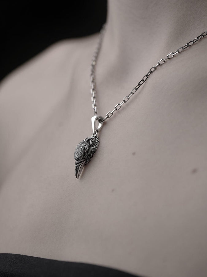 man pendant	women pendant	silver pendant	Raven Pendant	Crow Pendant	Crow jewelry	Gothic jewelry	Raven jewelry	Raven Gothic	Raven necklace	Bird pendant	gothic	crown (etsy image id: 4250701169)