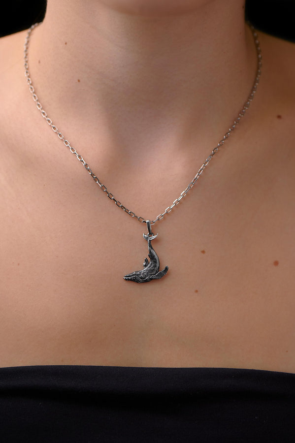 Whale pendant	Whale jewelry	Whale necklace	Whale	Whale lovers	Sea jewelry	Sea lovers	jewelry	silver jewelry	gift	silver Whale	Whale silver pendant	silver necklace (etsy image id: 4634943255)
