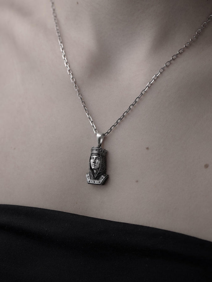 Knight necklace	Medieval pendant	Crusaders pendant	silver pendant	knight gift	cross pendant	templar knight	gothic jewelry	gothic pendant	gift for her	Silver Pendant Queen	Pendant Queen	Queen jewelry