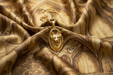 Sterling Silver Fox Pendant – Playful Animal Necklace for Nature Lovers