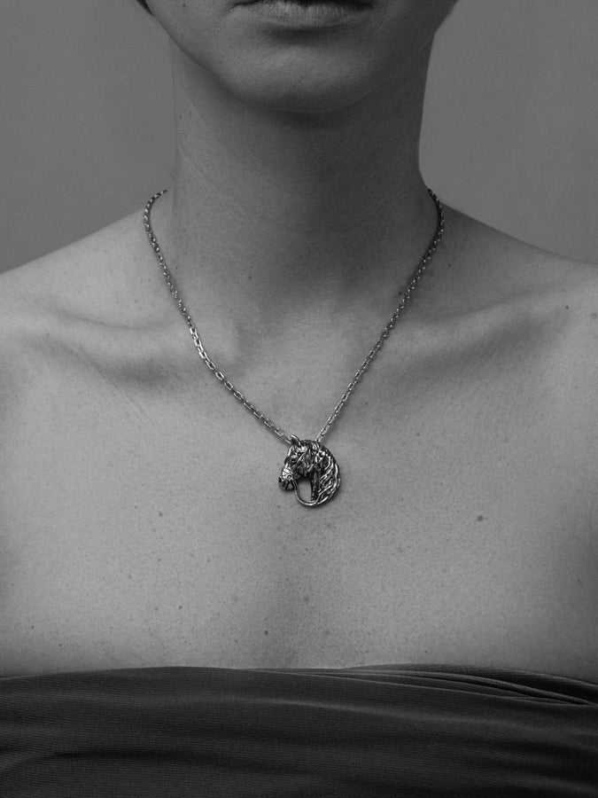 Do you consider yourself a horse lover? We have a unique jewelry for you. Have you ever wanted to wear your favorite animal, as alive but in silver, on your chest? (etsy image id: 4370830571)
