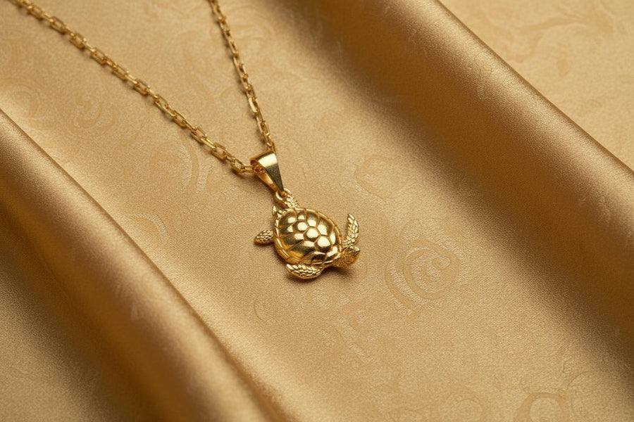 Turtle Pendant Silver – Sterling Silver Sea Turtle Necklace | Symbol of Wisdom, Serenity, and Ocean Spirit Jewelry (etsy image id: 7373010906)