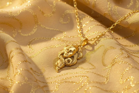 Sterling Silver Lady Octopus Pendant – Ocean Goddess Necklace