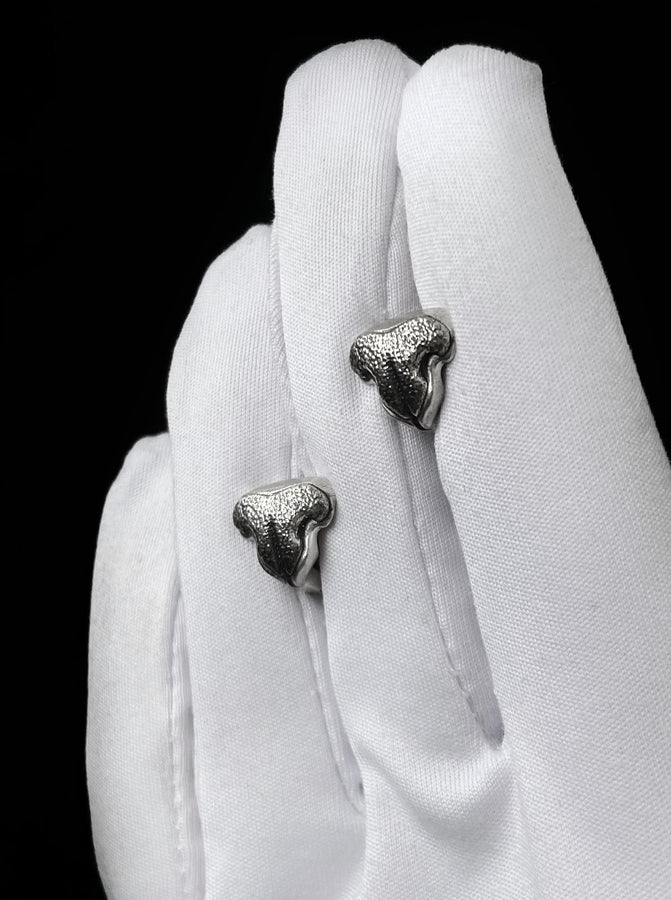 Cat Nose Earrings Silver – Sterling Silver Feline Nose Studs | Minimalist Animal Lover Jewelry, Subtle Cat Charm (etsy image id: 7373616758)