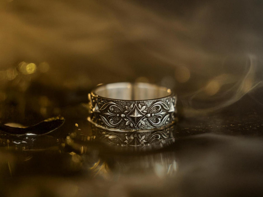 Sterling Silver Gothic Ring, Medieval Jewelry, Vintage Ring, Gift Idea, Goth Accessories, Gothic Jewelry, Handmade Wedding Ring, Unique Ring (etsy image id: 6272676926)