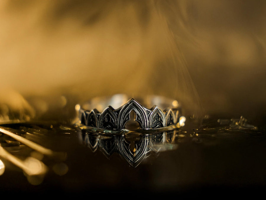 Sterling Silver Gothic Ring, Medieval Jewelry, Vintage Ring, Gift Idea, Goth Accessories, Gothic Jewelry, Handmade Wedding Ring, Unique Ring (etsy image id: 7273151059)