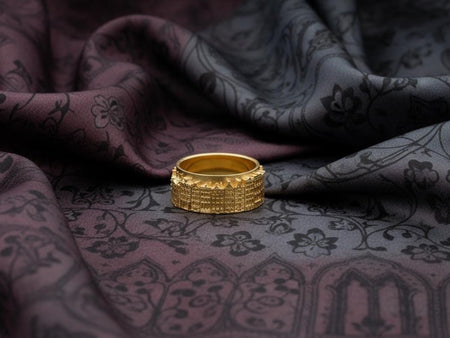 Sterling Silver Amsterdam Ring: Dutch Canal House Band, Architecture Jewelry (etsy image id: 7384092631)