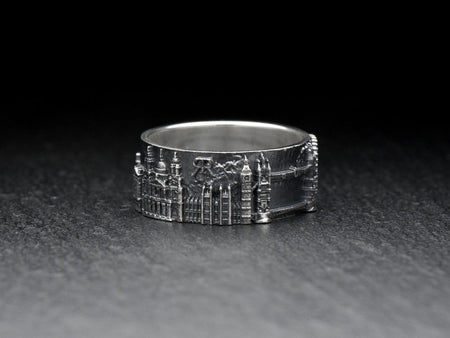 London ring	London skyline	London Eye	Statement Rings	cityscape ring	city ring	travel ring	arteryjewelry	England ring	Architecture design	traveller gift	souvenir ring	london cityscape (etsy image id: 7384504211)