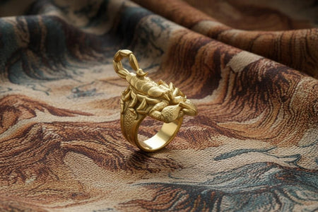 Handmade Sterling Silver Scorpion Ring: Gothic Insect Jewelry (etsy image id: 7385740073)