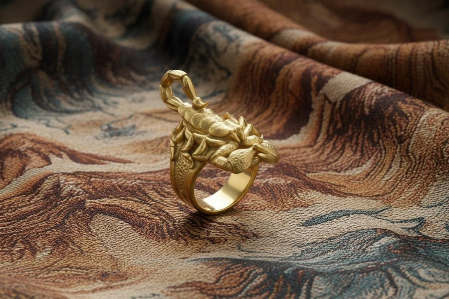 Handmade Sterling Silver Scorpion Ring: Gothic Insect Jewelry (etsy image id: 7339109184)