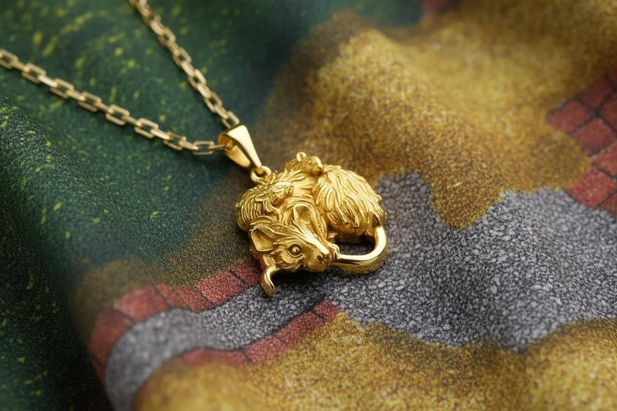 Sterling Silver Mouse Family Pendant: Whimsical Animal Necklace