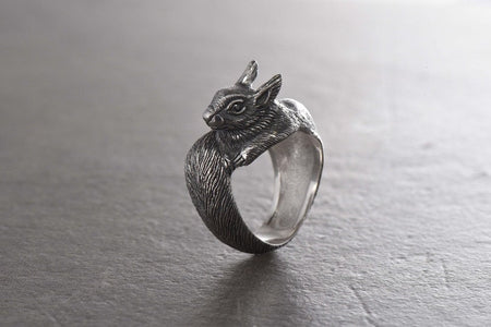men's gift	animal jewelry	animal ring	silver ring	men gift	Squirrel ring	Squirrel jewelry	Silver Squirrel	Ring with Nuts	Squirrel lover	Eichhörnchen-Ring	bague écureuil	Squirrel