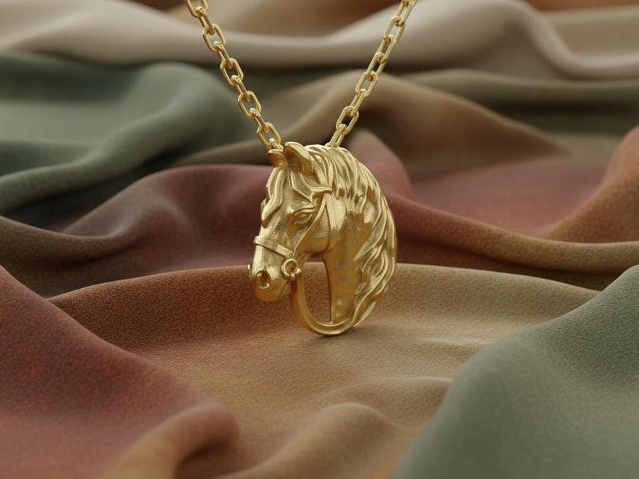 Do you consider yourself a horse lover? We have a unique jewelry for you. Have you ever wanted to wear your favorite animal, as alive but in silver, on your chest? (etsy image id: 4370830571)