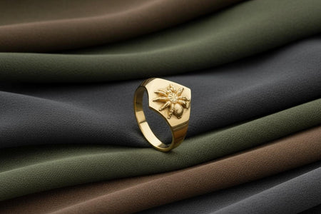 Sterling Silver Tarantula Signet Ring: Handmade Spider Jewelry (etsy image id: 7394685227)