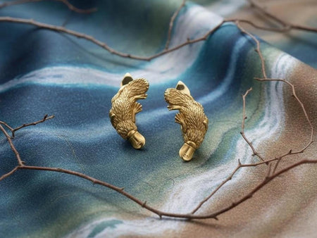 Sterling Silver Platypus Earrings: Handmade Animal Jewelry (etsy image id: 7395501489)