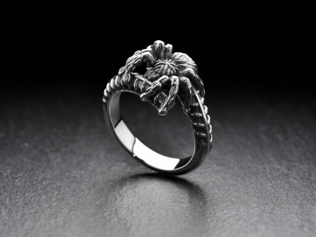 Ring Spider	Ring	Spider	Spider lovers	Silver Ring Spider	Silver Ring	Sterling silver	jewelry	silver jewelry	gift (etsy image id: 7397118911)