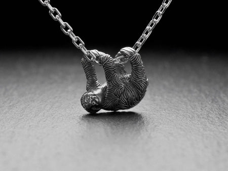 silver pendant	Sterling silver	Sloth jewelry	Sloth pendant	Sloth	Sloth silver pendant	pendant	silver necklace	Sloth necklace (etsy image id: 7397197113)