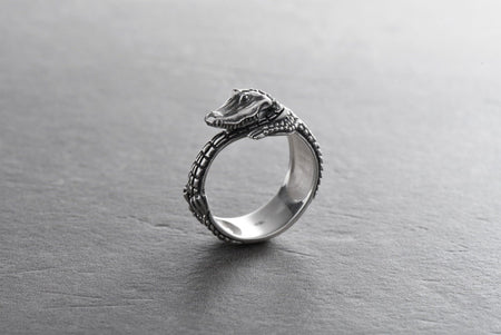 Silver Ring	Crocodile	Ring Crocodile	jewelry Crocodile	Silver	Ring	Crocodile lovers	alligator ring	animal ring	alligator	silver crocodile	Sterling silver	alligator jewelry (etsy image id: 7397563339)