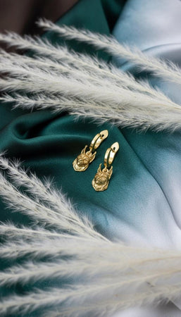 Sterling Silver Lynx Earrings: Handmade Animal Jewelry (etsy image id: 7400720139)