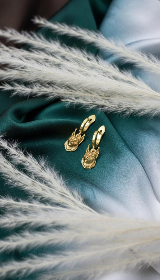 Sterling Silver Lynx Earrings: Handmade Animal Jewelry (etsy image id: 4742948143)
