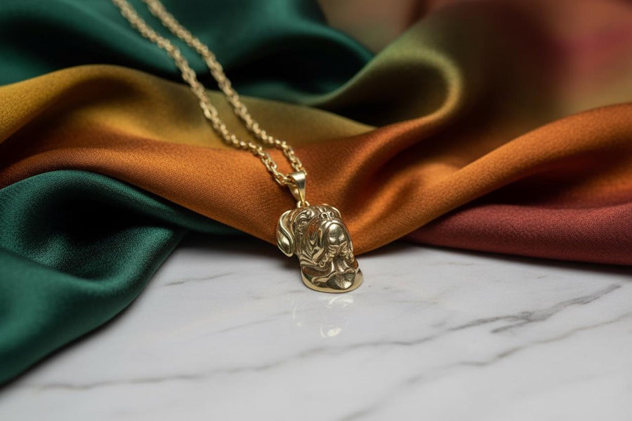 Bulldog Silver Pendant - Sterling Dog Necklace, Symbol of Strength, Loyalty, and Gentle Courage