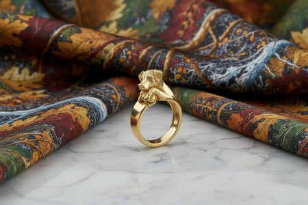 Sterling Silver Jack Russell Ring: Handmade Dog Lover Jewelry