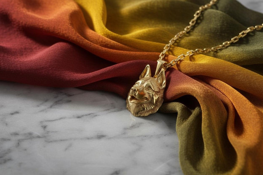 This pendant is made of high quality silver and will be a wonderful decoration for dog and husky lovers in particular. The pendant depicts a beautiful husky that will amaze with its beauty and expressiveness. (etsy image id: 7354046820)