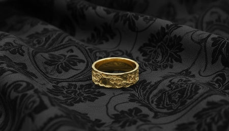 Sterling Silver Skeleton Couple Ring: Handmade Halloween Gothic Jewelry (etsy image id: 7402293385)