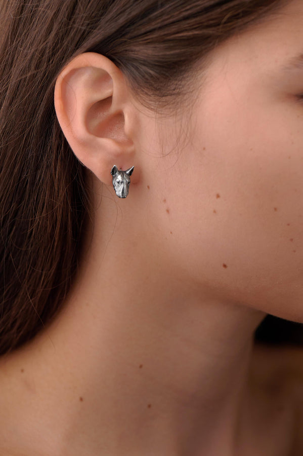 Bull Terrier Silver Earrings – Sterling Dog Head Jewelry | Bold Elegance for Loyal Souls (etsy image id: 5986587210)