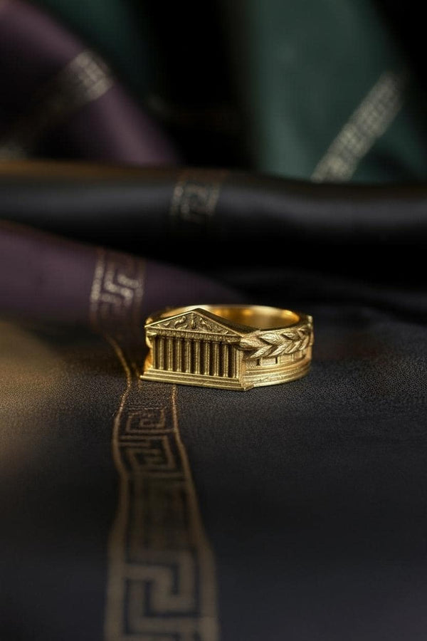 Oxidized Sterling Silver Ancient Greece Ring: Handmade Vintage Style (etsy image id: 7145939992)