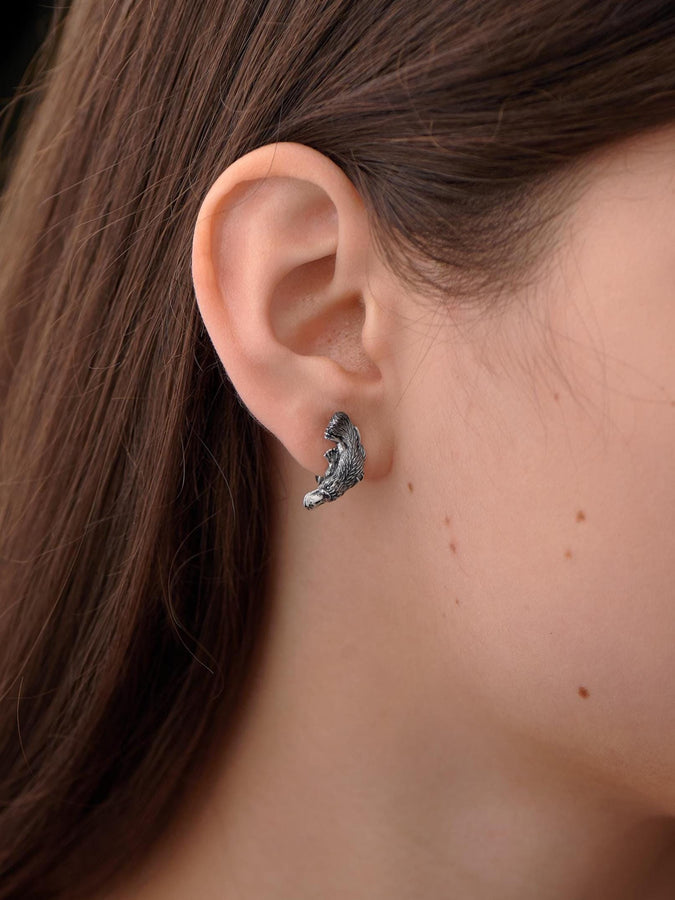 silver earrings	earrings	jewelry	gift	Sterling silver	animal earrings	animal jewelry (etsy image id: 7395501063)