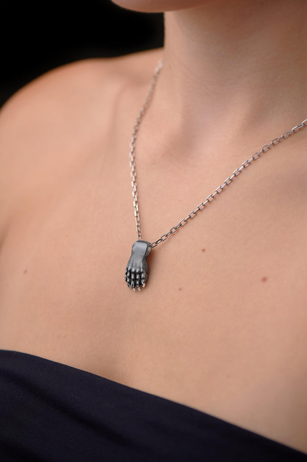 Bear Paw Silver Pendant

Imagine being able to carry a wild animal with you wherever you go. Take back the power and get your self totem today. (etsy image id: 4365951375)