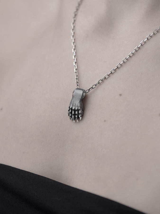 Bear Paw Silver Pendant

Imagine being able to carry a wild animal with you wherever you go. Take back the power and get your self totem today. (etsy image id: 4365951375)