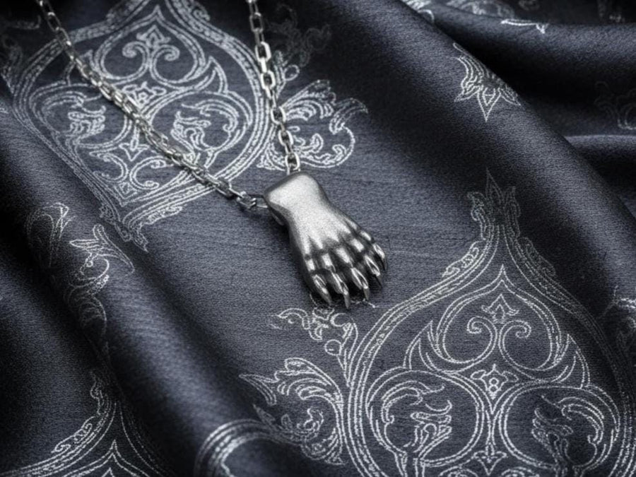 Bear Paw Silver Pendant

Imagine being able to carry a wild animal with you wherever you go. Take back the power and get your self totem today. (etsy image id: 4365951375)